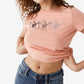True Religion Women's Triple Buddha Logo Tee Pink Size Medium