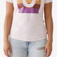 True Religion Women's Slim Crew Short Sleeve T-Shirt Purple Size Small