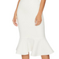 LIKELY Hirsch Chain Link Strap Mermaid Dress in White , Size 6