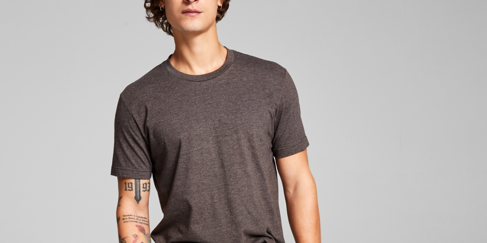 And Now This Men's Basic T-Shirt Gray Size X-Large