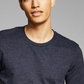 And Now This Men's Crew Neck Layering T-Shirt Blue Size Small
