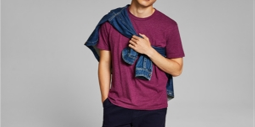 And Now This Men's Basic T-Shirt Red Size Large