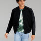 And Now This Men's Raglan Bomber Jacket Black Size X-Large