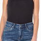 Earnest Sewn Women's Sleeveless Bodysuit Black Size Small