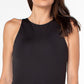 Earnest Sewn Women's Sleeveless Bodysuit Black Size Medium