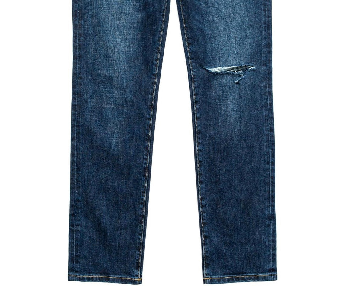 Earnest Sewn Men's Bryan Slouchy Slim Denim Jeans Blue Size 38