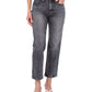 Earnest Sewn Women's Faded Denim Straight Leg Ankle Jeans Gray Size 34