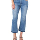 Earnest Sewn Women's Bootcut Cropped Flare Jeans Blue Size 29