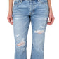 Earnest Sewn Women's Bootcut Cropped Flare Jeans Blue Size 31