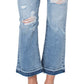 Earnest Sewn Women's Bootcut Cropped Flare Jeans Blue Size 31