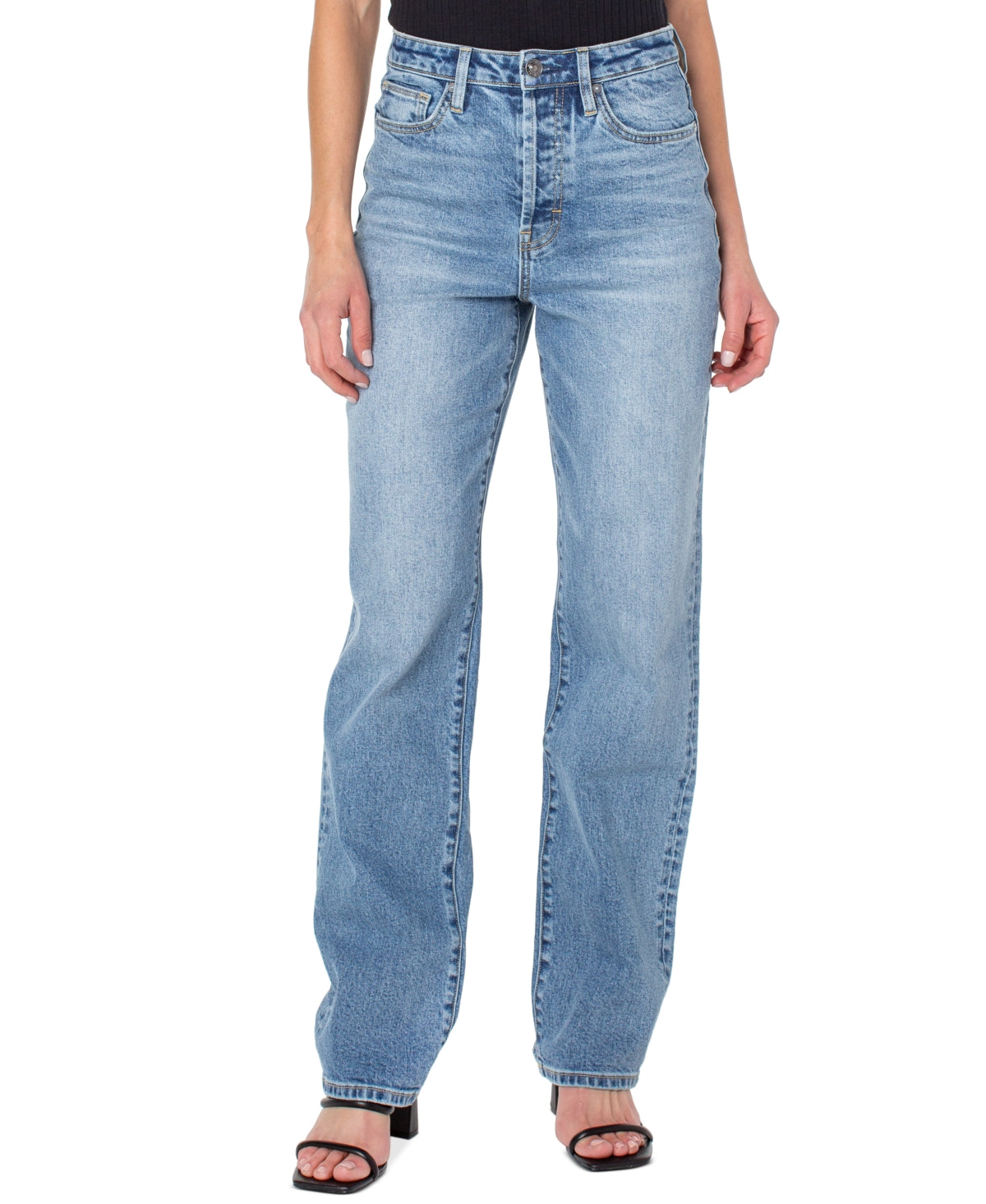 Earnest Sewn Women's Parker 90S Full Length Denim Jeans Blue Size 30