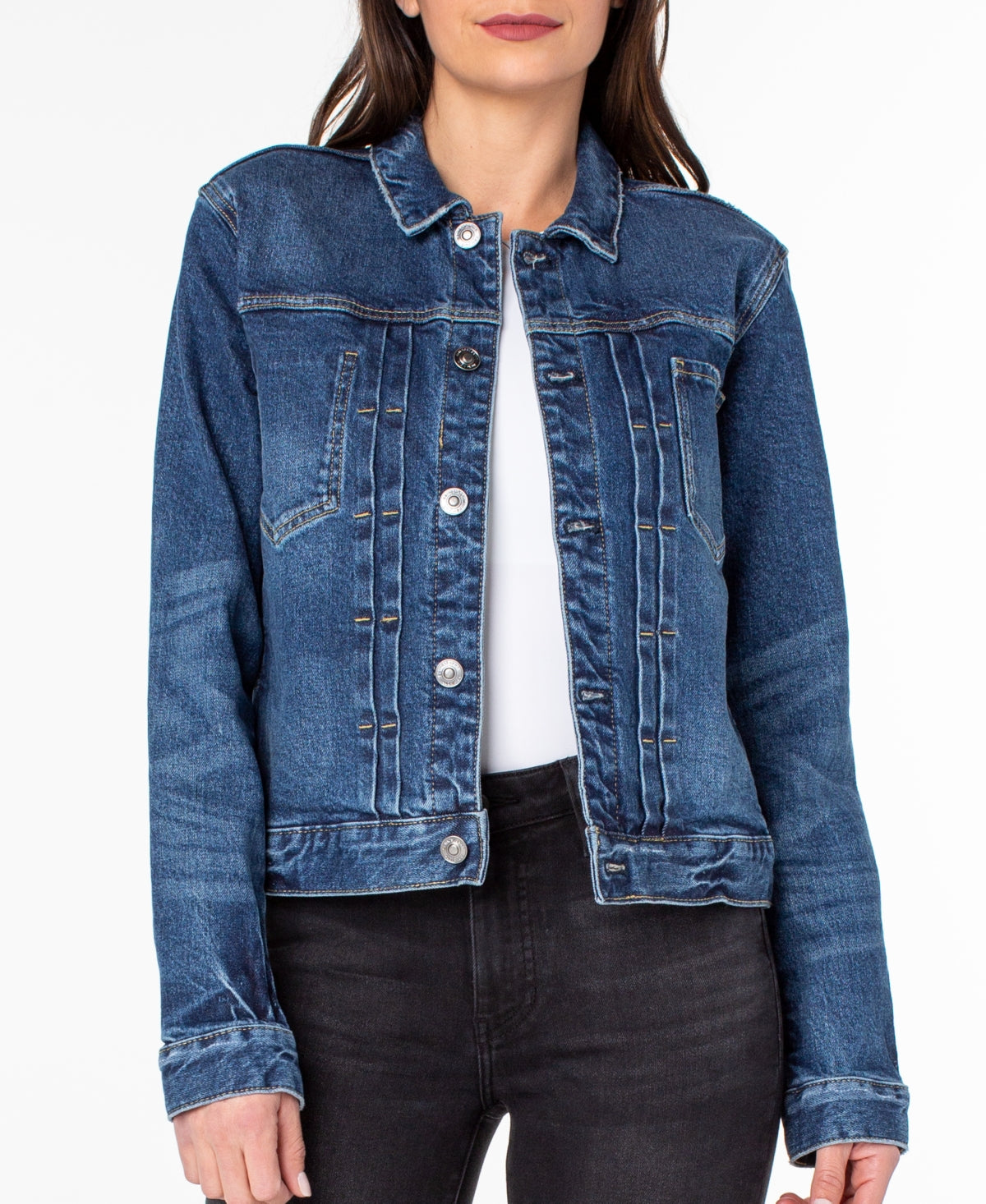 Earnest Sewn Women's Denim Jacket Blue Size Large