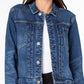 Earnest Sewn Women's Denim Jacket Blue Size Large