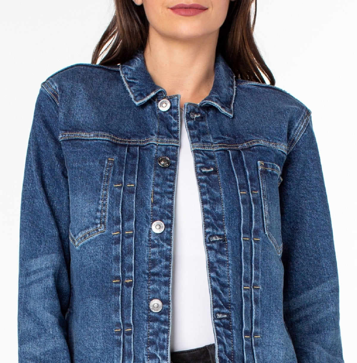 Earnest Sewn Women's Denim Jacket Blue Size X-Large