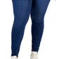 Celebrity Pink Women's Mid Rise Dawson Super Skinny Jeans Blue Size 22W