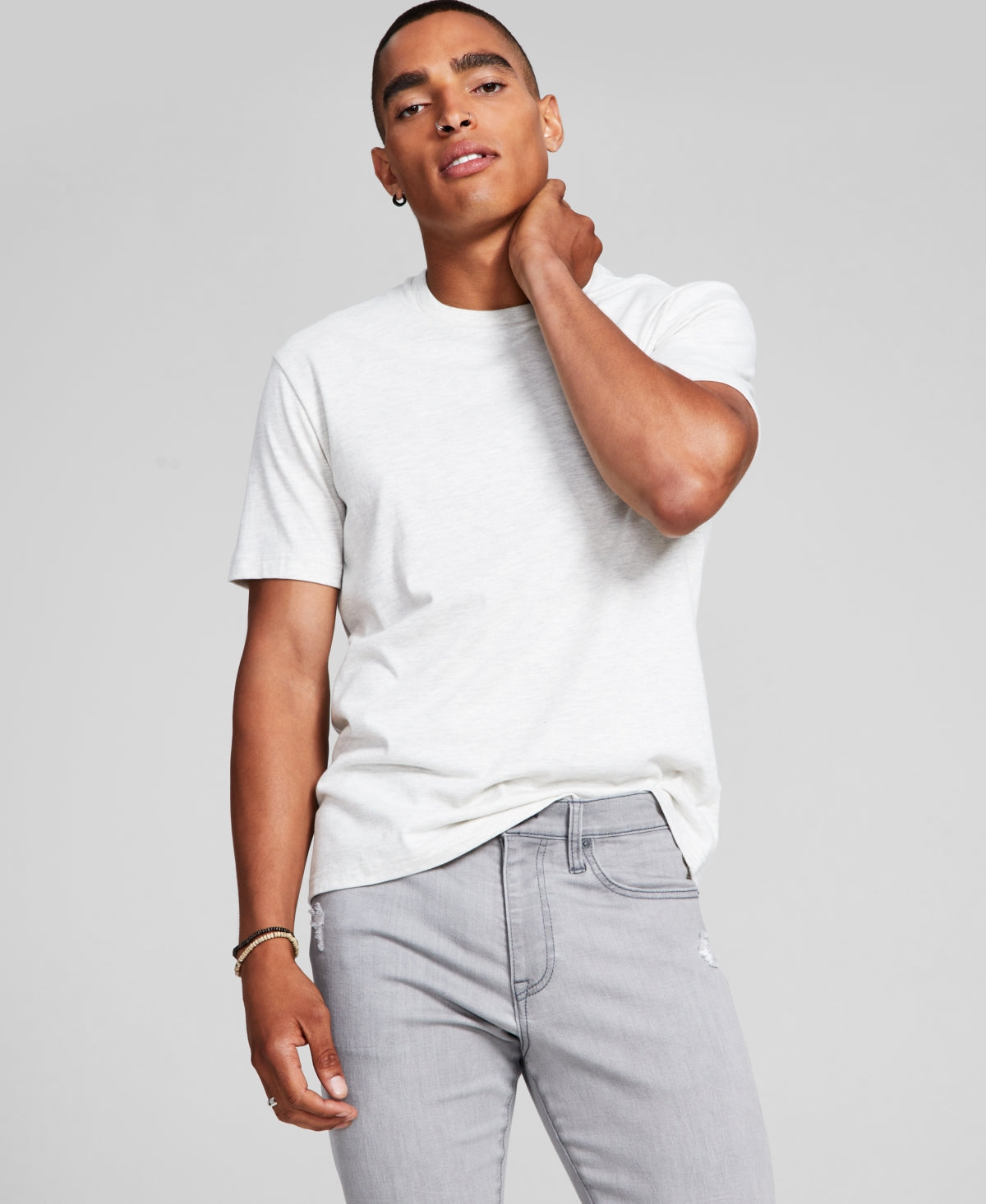 And Now This Men's Basic T-Shirt White Size Small