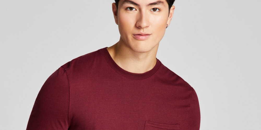 And Now This Men's Pocket Long Sleeve T-Shirt Red
