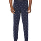 Lacoste Men's Jersey Pajama Pants Blue Size Large