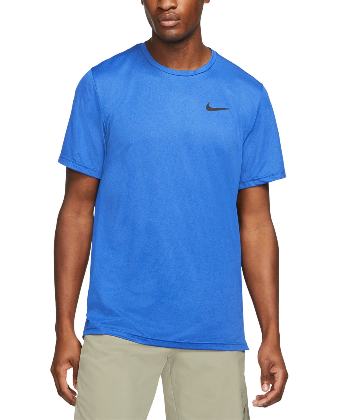 Nike Men's Hyperdry Training T-Shirt Blue Size XX-Large