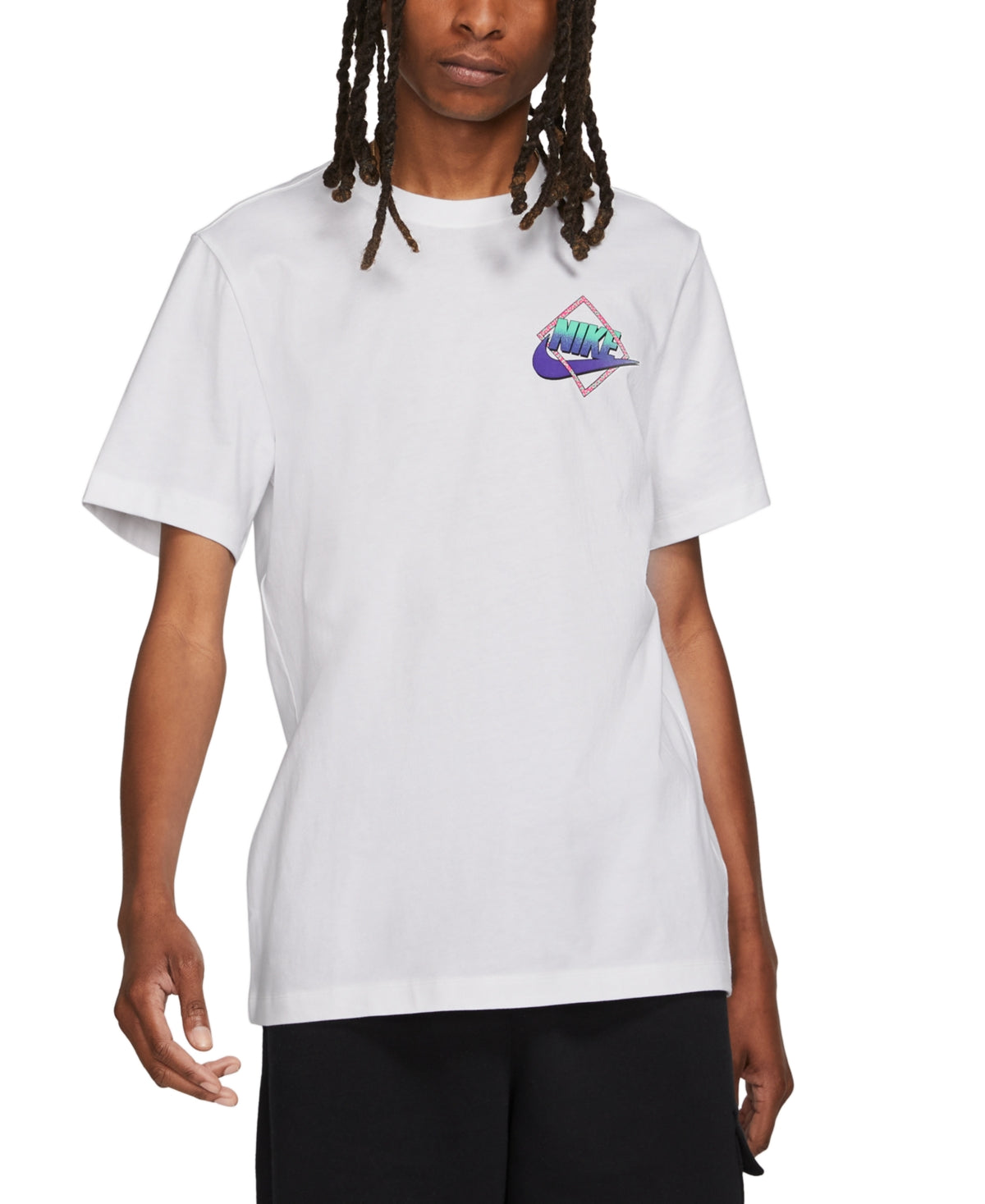 Nike Men's Beach Rollerblader Graphic Tee White Size Large