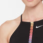 Nike Women's Indy Rainbow Ladder Bra Black Size Medium