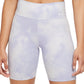 Nike Women's One Icon Clash Bike Shorts Purple Size Large