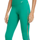 Nike Women's Rainbow Ladder 7/8 Tights Green Size 2X