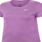 Nike Women's Dry Legend Training Top Purple Size 1X