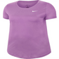 Nike Women's Dry Legend Training Top Purple Size 1X