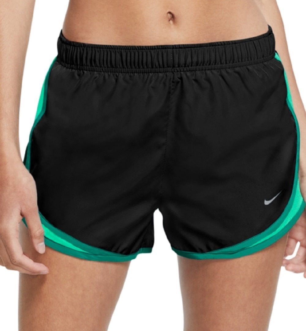 Nike Women's Dri Fit Solid Tempo Running Shorts Green Size X-Small