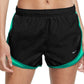 Nike Women's Dri Fit Solid Tempo Running Shorts Green Size Small