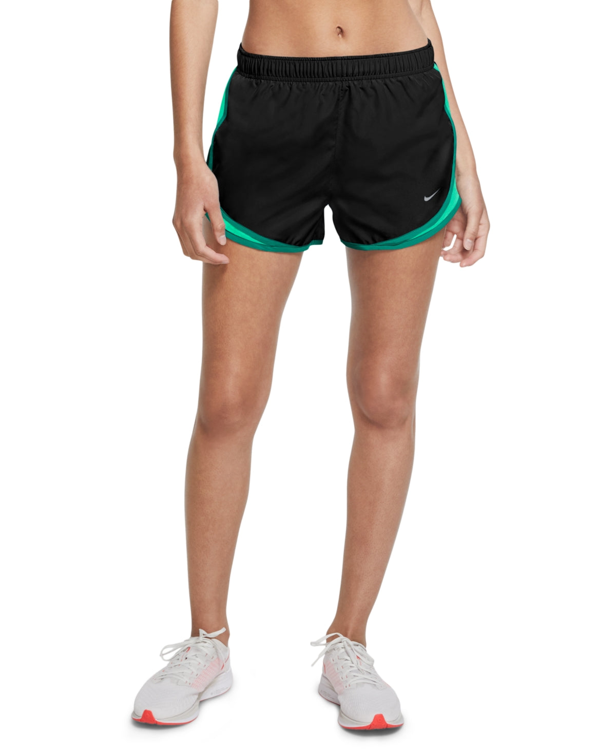 Nike Women's Dri Fit Solid Tempo Running Shorts Black Size X-Large
