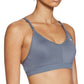 Nike Women's Indy V Neck Low Impact Sports Bra Blue Size X-Small