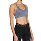 Nike Women's Indy V Neck Low Impact Sports Bra Blue Size Medium