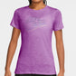 Nike Women's Sportswear Cotton Logo T-Shirt Purple Size Medium
