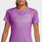 Nike Women's Sportswear Cotton Logo T-Shirt Purple Size Large