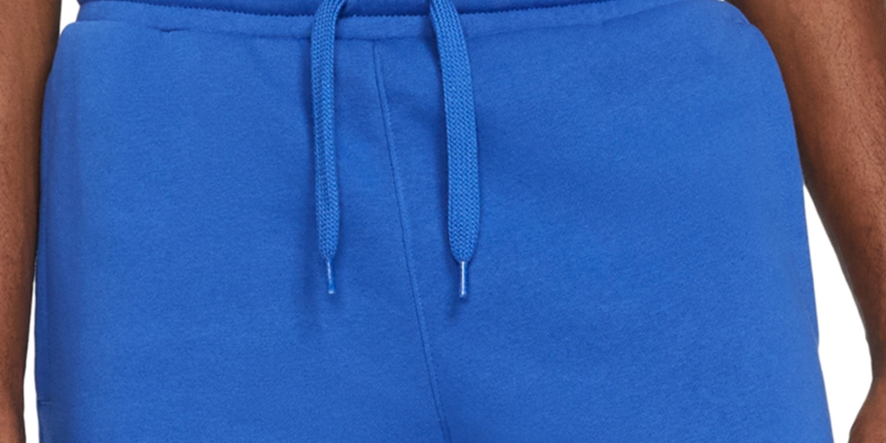 Nike Men's Joga Bonito Drawstring Logo Graphic Classic Fit Fleece Shorts Blue Size XX-Large