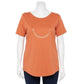Nike Women's Sportswear Icon Clash Graphic Tee Orange Size 2X