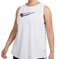 Nike Women's Stars Tank Top White Size 2X