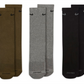 Nike Men's Everyday Plus 3 pack Dri FIT Cushion Crew Training Socks Brown Size 8-12