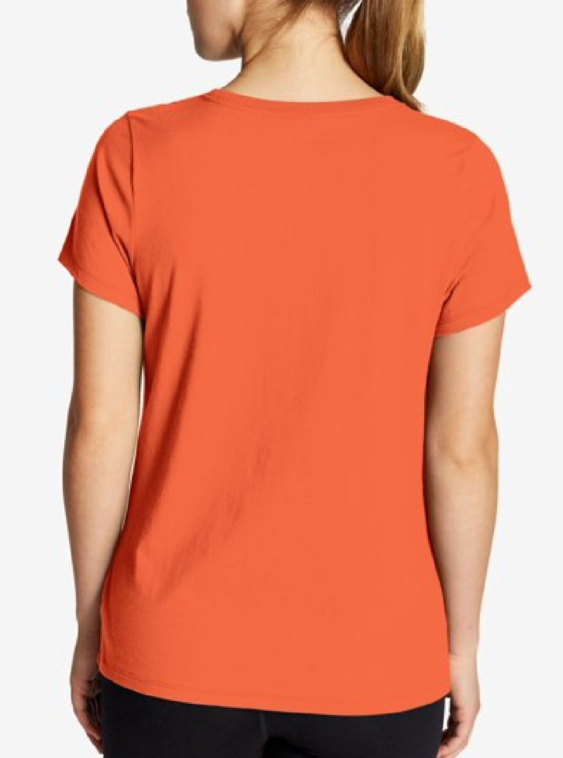 Champion Women's Logo T-Shirt Orange Size 2X