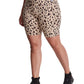 Champion Women's Authentic Printed Bike Shorts Brown Size 4X