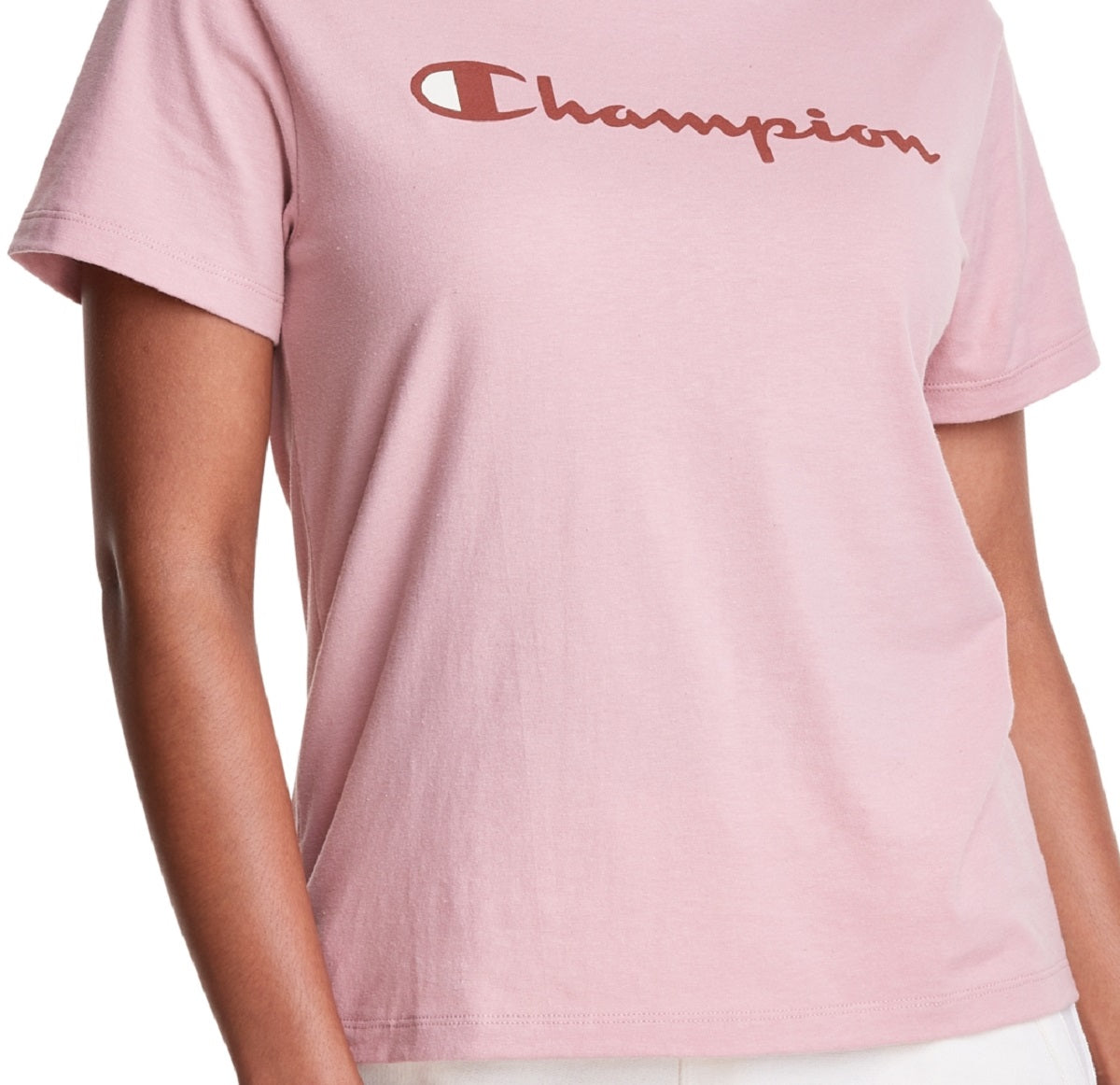 Champion Women's Classic Logo T-Shirt Pink