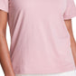 Champion Women's Classic Logo T-Shirt Pink Size Large