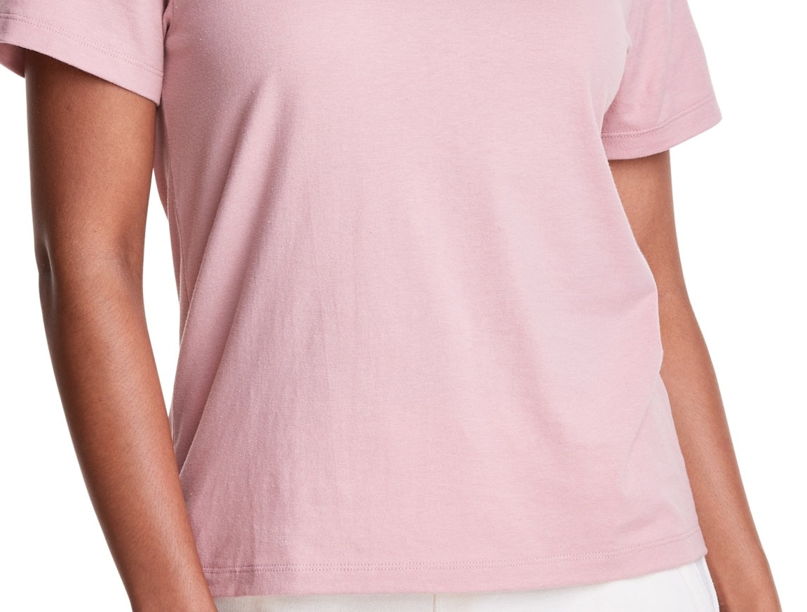 Champion Women's Classic Logo T-Shirt Pink Size Large