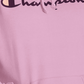 Champion Women's Powerblend Logo Hoodie Pink Size 1X
