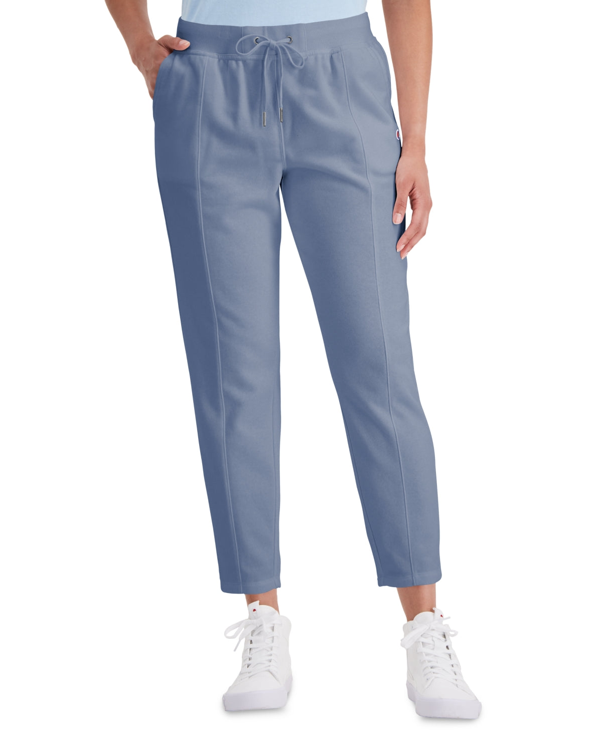 Champion Women's Campus 7/8 Length Sweatpants Blue Size X-Large