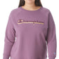 Champion Women's Powerblend Logo Boyfriend Sweatshirt Purple Size 3X