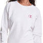Champion Women's Powerblend Classic Crewneck Brown Size Small
