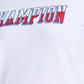 Champion Women's Logo Print Sweatshirt White Size XX-Large